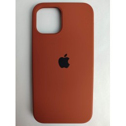 Чехол силиконовый Silicone Case ORG iPhone 12/12 Pro коричневый (28)