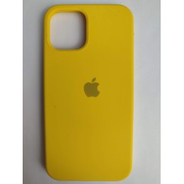 Чехол силиконовый Silicone Case ORG iPhone 12/12 Pro желтый (55)