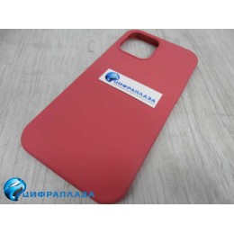 Чехол силиконовый Silicone Case ORG iPhone 12 Pro Max малиновый (39)