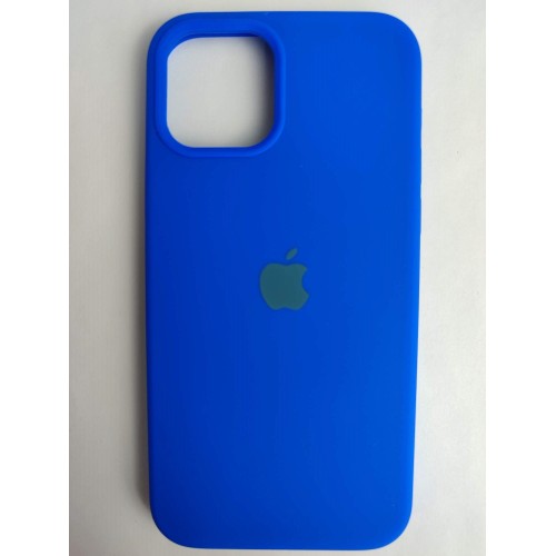 Чехол силиконовый Silicone Case ORG iPhone 12 Pro синий