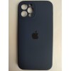 Чехол силиконовый Silicone Case ORG iPhone 12 Pro (защита камеры) (07) темно-синий