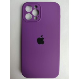 Чехол силиконовый Silicone Case ORG iPhone 12 Pro (защита камеры) фиолетовый (19)