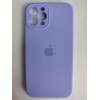 Чехол силиконовый Silicone Case ORG iPhone 12 Pro (защита камеры) сиреневый (26)