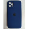 Чехол силиконовый Silicone Case ORG iPhone 12 Pro (защита камеры) темно-синий (39)