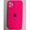 Чехол силиконовый Silicone Case ORG iPhone 12 Pro (защита камеры) ярко-розовый (23)