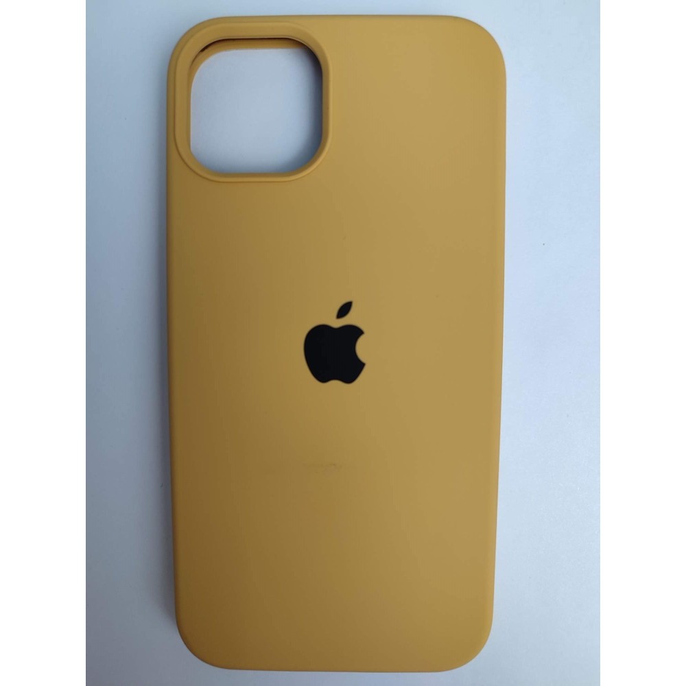 Чехол силиконовый Silicone Case ORG iPhone 13 (04) золотистый