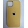 Чехол силиконовый Silicone Case ORG iPhone 13 бледно-желтый (37)