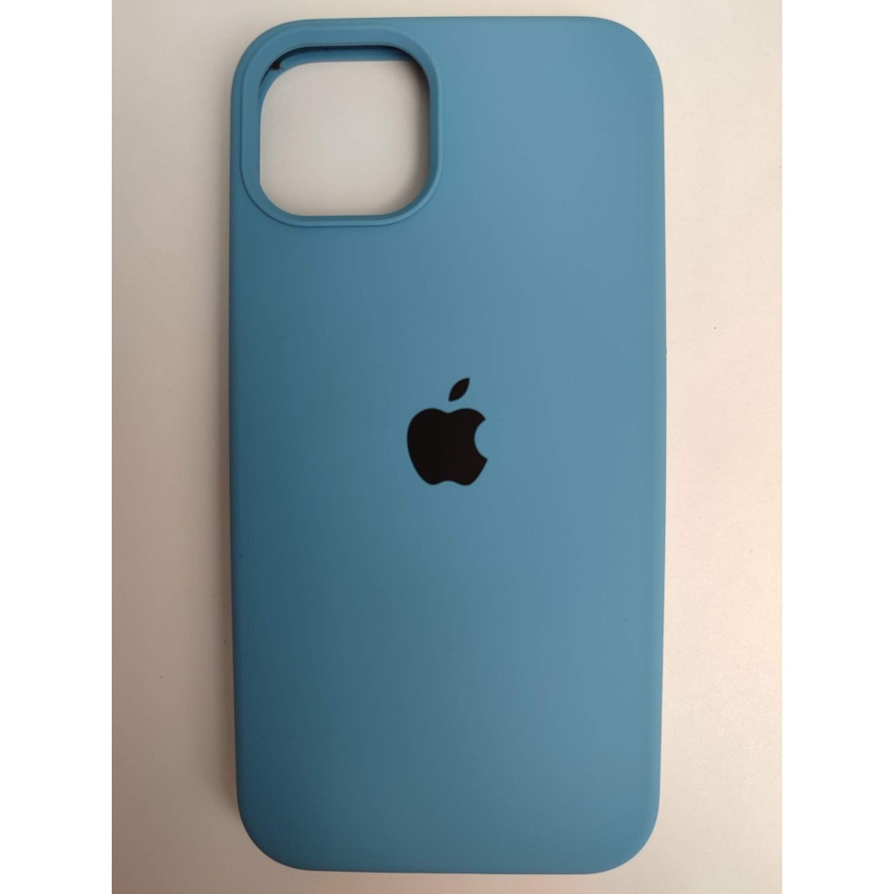 Чехол силиконовый Silicone Case ORG iPhone 13 голубой (46)