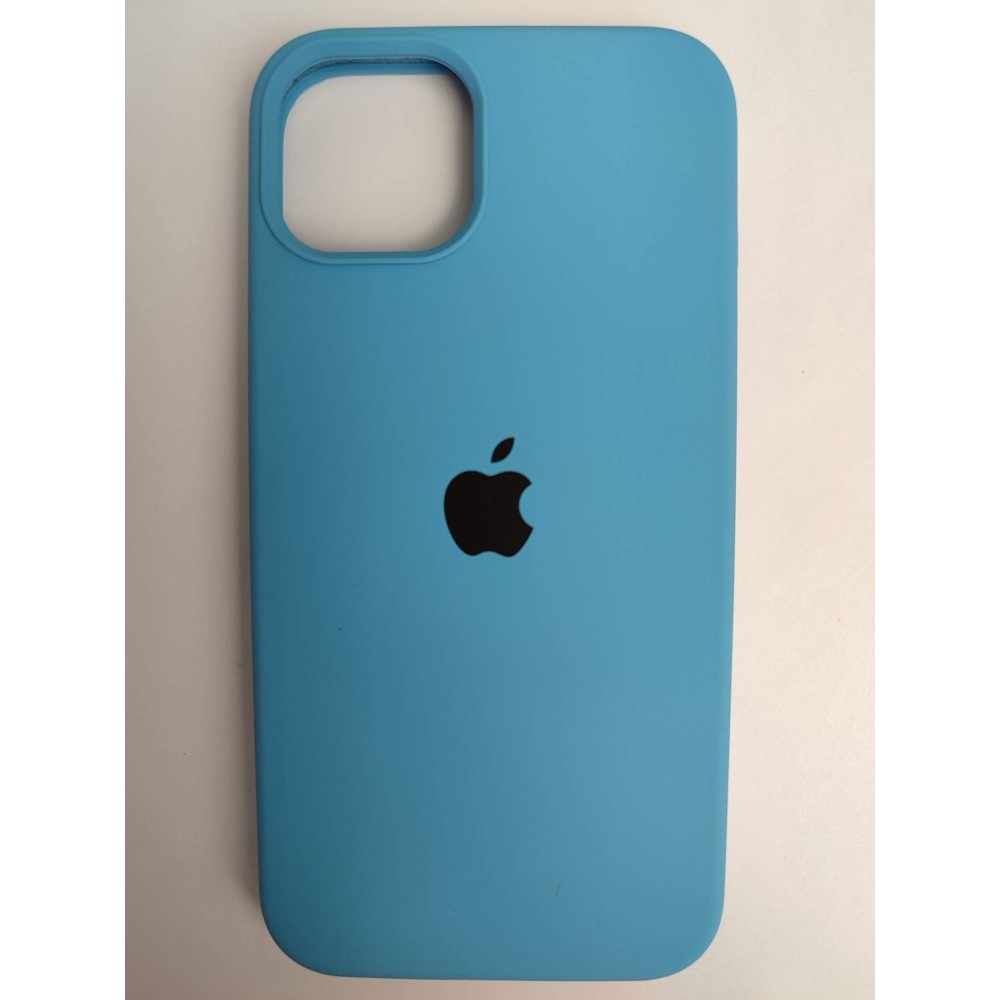 Чехол силиконовый Silicone Case ORG iPhone 13 голубой (53)