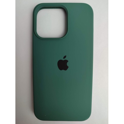 Чехол силиконовый Silicone Case ORG iPhone 13 Pro (35) зеленый