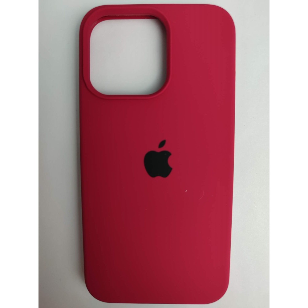 Чехол силиконовый Silicone Case ORG iPhone 13 Pro (36) малиновый