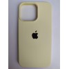 Чехол силиконовый Silicone Case ORG iPhone 13 Pro бледно-желтый (51)