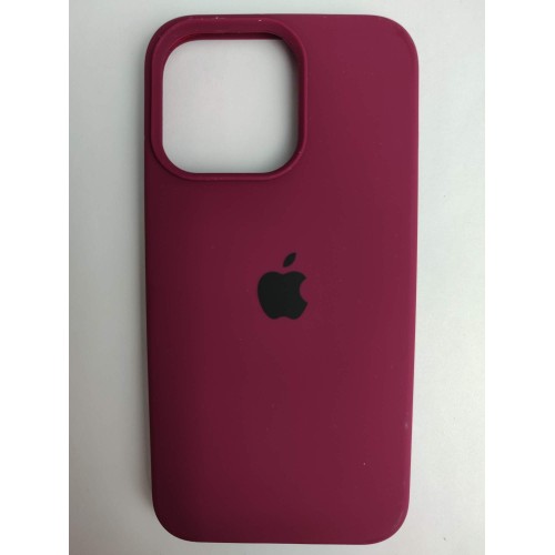 Чехол силиконовый Silicone Case ORG iPhone 13 Pro бордовый (52)