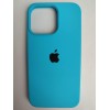 Чехол силиконовый Silicone Case ORG iPhone 13 Pro голубой (16)