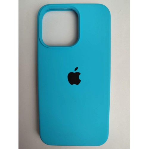 Чехол силиконовый Silicone Case ORG iPhone 13 Pro голубой (16)