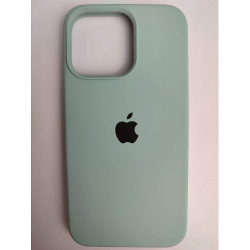 Чехол силиконовый Silicone Case ORG iPhone 13 Pro голубой (44)