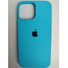 Чехол силиконовый Silicone Case ORG iPhone 13 Pro Max голубой (16)