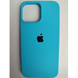 Чехол силиконовый Silicone Case ORG iPhone 13 Pro Max голубой (16)