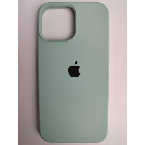 Чехол силиконовый Silicone Case ORG iPhone 13 Pro Max голубой (44)