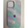 Чехол силиконовый Silicone Case ORG iPhone 13 Pro Max Rainbow палитра (01)