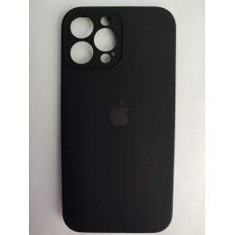 Чехол силиконовый Silicone Case ORG iPhone 13 Pro Max (защита камеры) черный (23) 