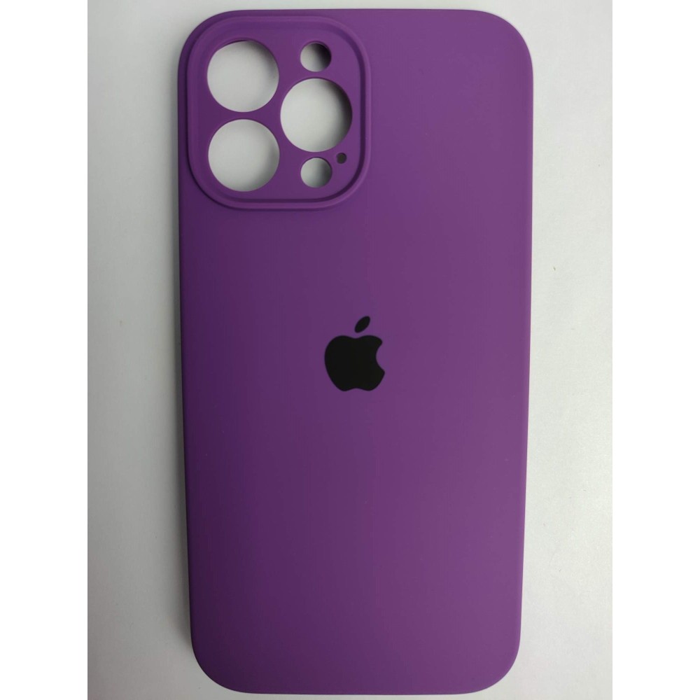 Чехол силиконовый Silicone Case ORG iPhone 13 Pro Max (защита камеры) фиолетовый (19)