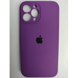 Чехол силиконовый Silicone Case ORG iPhone 13 Pro Max (защита камеры) фиолетовый (19)