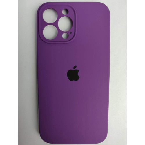 Чехол силиконовый Silicone Case ORG iPhone 13 Pro Max (защита камеры) фиолетовый (19)