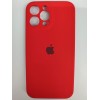 Чехол силиконовый Silicone Case ORG iPhone 13 Pro Max (защита камеры) красный (19)