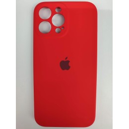 Чехол силиконовый Silicone Case ORG iPhone 13 Pro Max (защита камеры) красный (19)