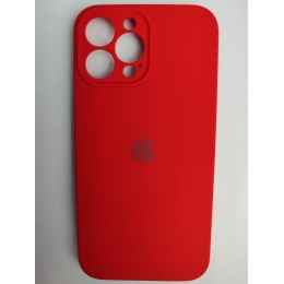 Чехол силиконовый Silicone Case ORG iPhone 13 Pro Max (защита камеры) красный (20)