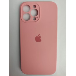 Чехол силиконовый Silicone Case ORG iPhone 13 Pro Max (защита камеры) розовый (06)