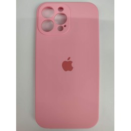 Чехол силиконовый Silicone Case ORG iPhone 13 Pro Max (защита камеры) розовый (14)