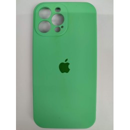 Чехол силиконовый Silicone Case ORG iPhone 13 Pro Max (защита камеры) светло-зеленый (09)