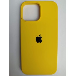 Чехол силиконовый Silicone Case ORG iPhone 13 Pro Max желтый (55)