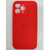 Чехол силиконовый Silicone Case ORG iPhone 13 Pro (защита камеры) красный (19)