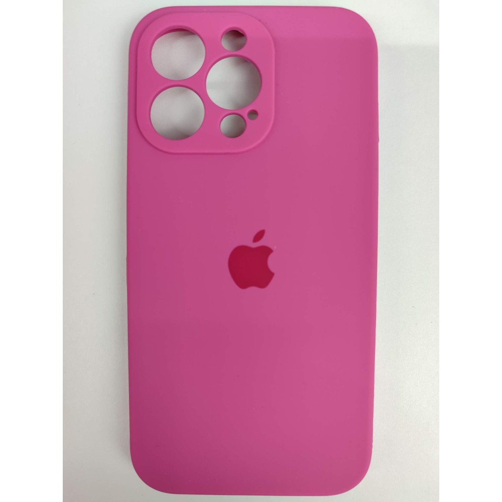 Чехол силиконовый Silicone Case ORG iPhone 13 Pro (защита камеры) розовый (15)