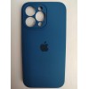 Чехол силиконовый Silicone Case ORG iPhone 13 Pro (защита камеры) темно-синий (16)