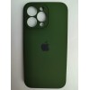 Чехол силиконовый Silicone Case ORG iPhone 13 Pro (защита камеры) темно-зеленый (40)