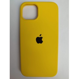 Чехол силиконовый Silicone Case ORG iPhone 13 желтый (55)