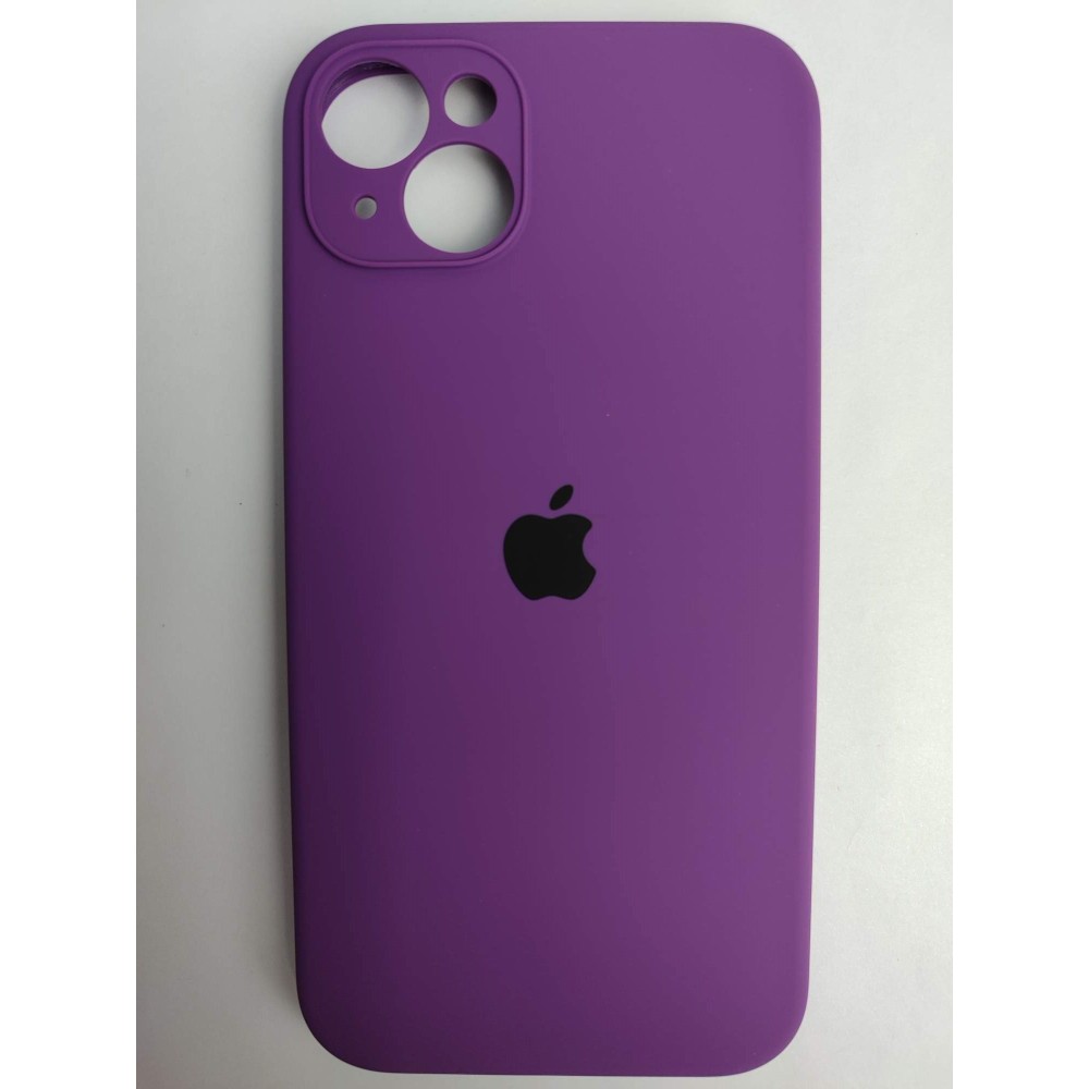 Чехол силиконовый Silicone Case ORG iPhone 14 Plus (защита камеры) фиолетовый (19)