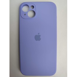 Чехол силиконовый Silicone Case ORG iPhone 14 Plus (защита камеры) сиреневый (26)