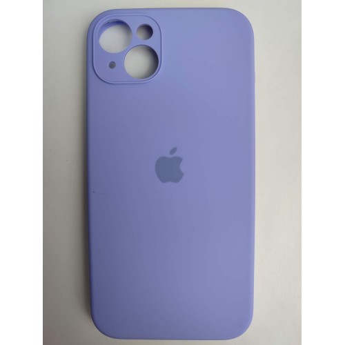 Чехол силиконовый Silicone Case ORG iPhone 14 Plus (защита камеры) сиреневый (26)