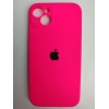 Чехол силиконовый Silicone Case ORG iPhone 14 Plus (защита камеры) ярко-розовый (23)