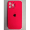 Чехол силиконовый Silicone Case ORG iPhone 14 Pro Max (защита камеры) фуксия (09)