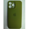 Чехол силиконовый Silicone Case ORG iPhone 14 Pro Max (защита камеры) хаки (13)