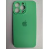 Чехол силиконовый Silicone Case ORG iPhone 14 Pro Max (защита камеры) мятный (12)