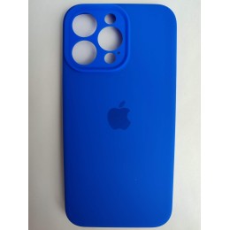Чехол силиконовый Silicone Case ORG iPhone 14 Pro Max (защита камеры) синий (18)