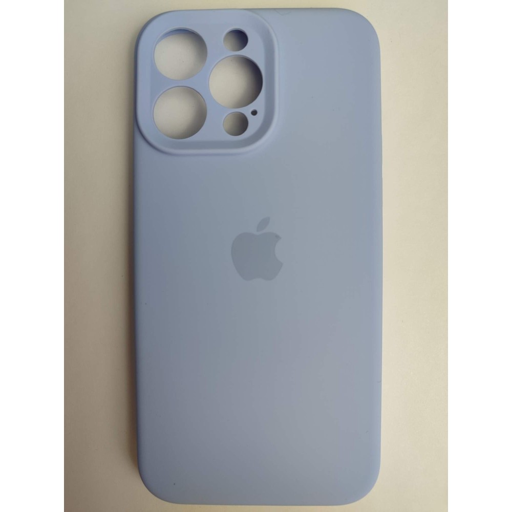 Чехол силиконовый Silicone Case ORG iPhone 14 Pro Max (защита камеры) сиреневый