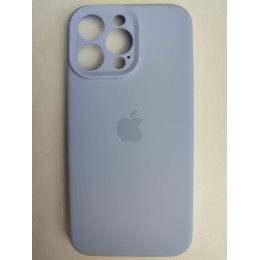 Чехол силиконовый Silicone Case ORG iPhone 14 Pro Max (защита камеры) сиреневый 